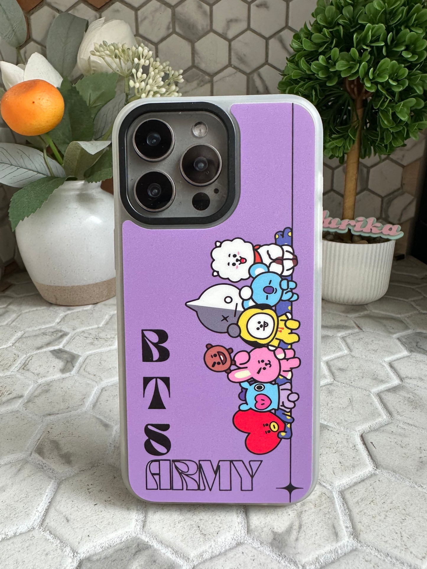 PREORDER:  BTS iPhone Case (Clear Bumper)