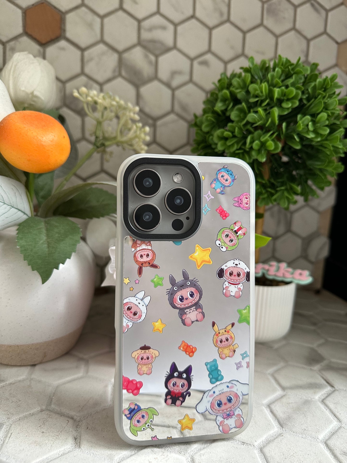PREORDER: Little Bu Mirrored iPhone Case (Clear Bumper)