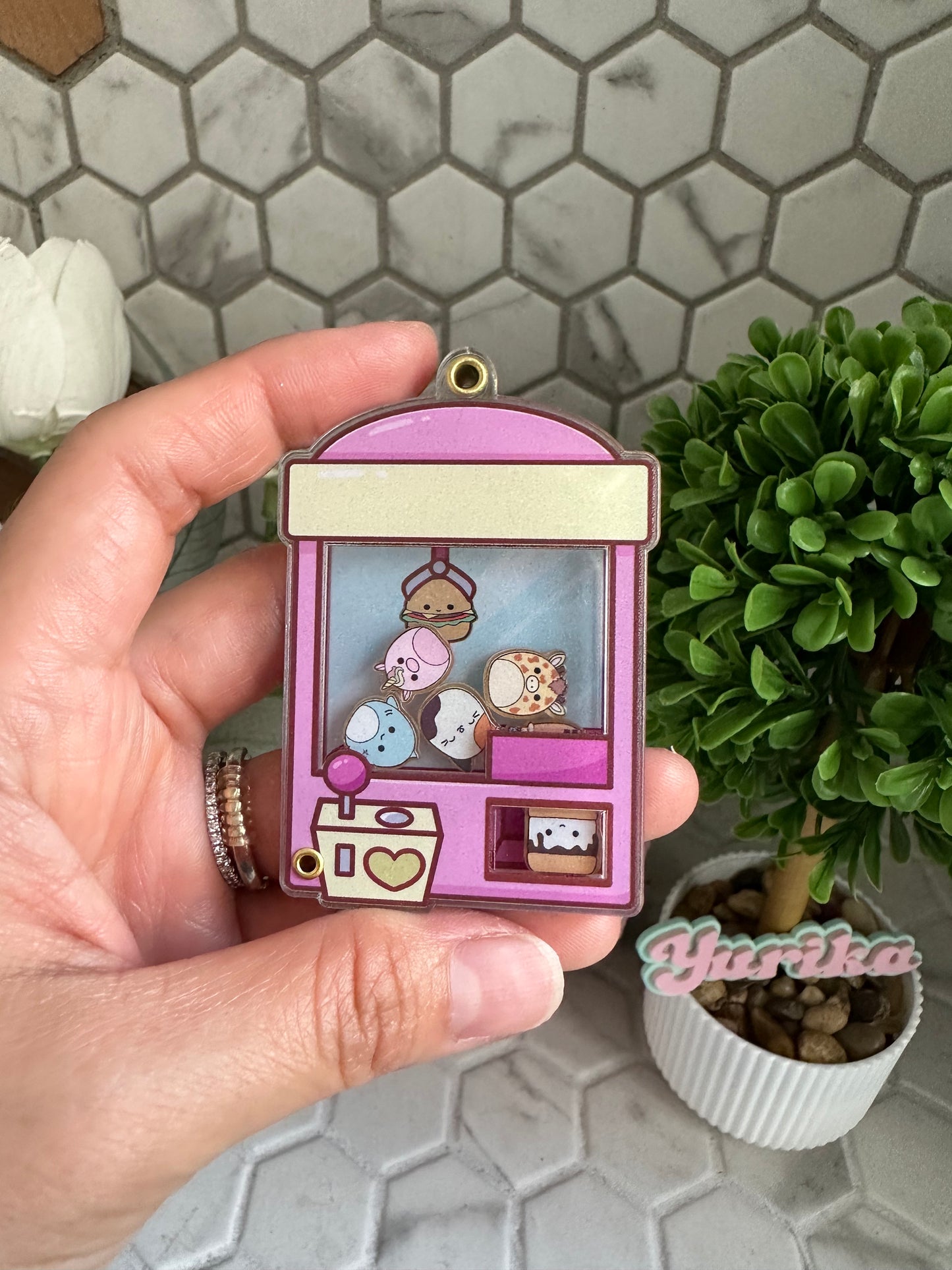 Crane Game Dry Shaker (Pink)