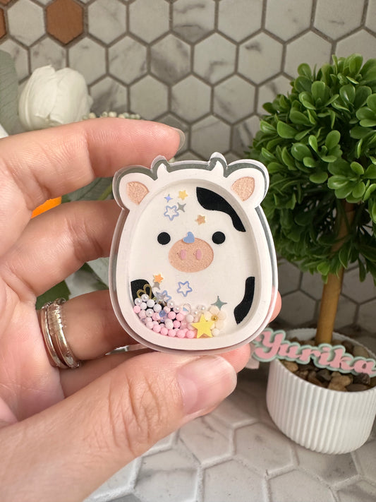 Liquid Shaker: Cow  (White & Black)