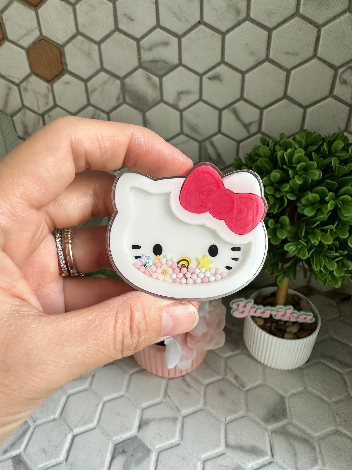 Limited Edition: Kitty Liquid Shaker (Red Bow)