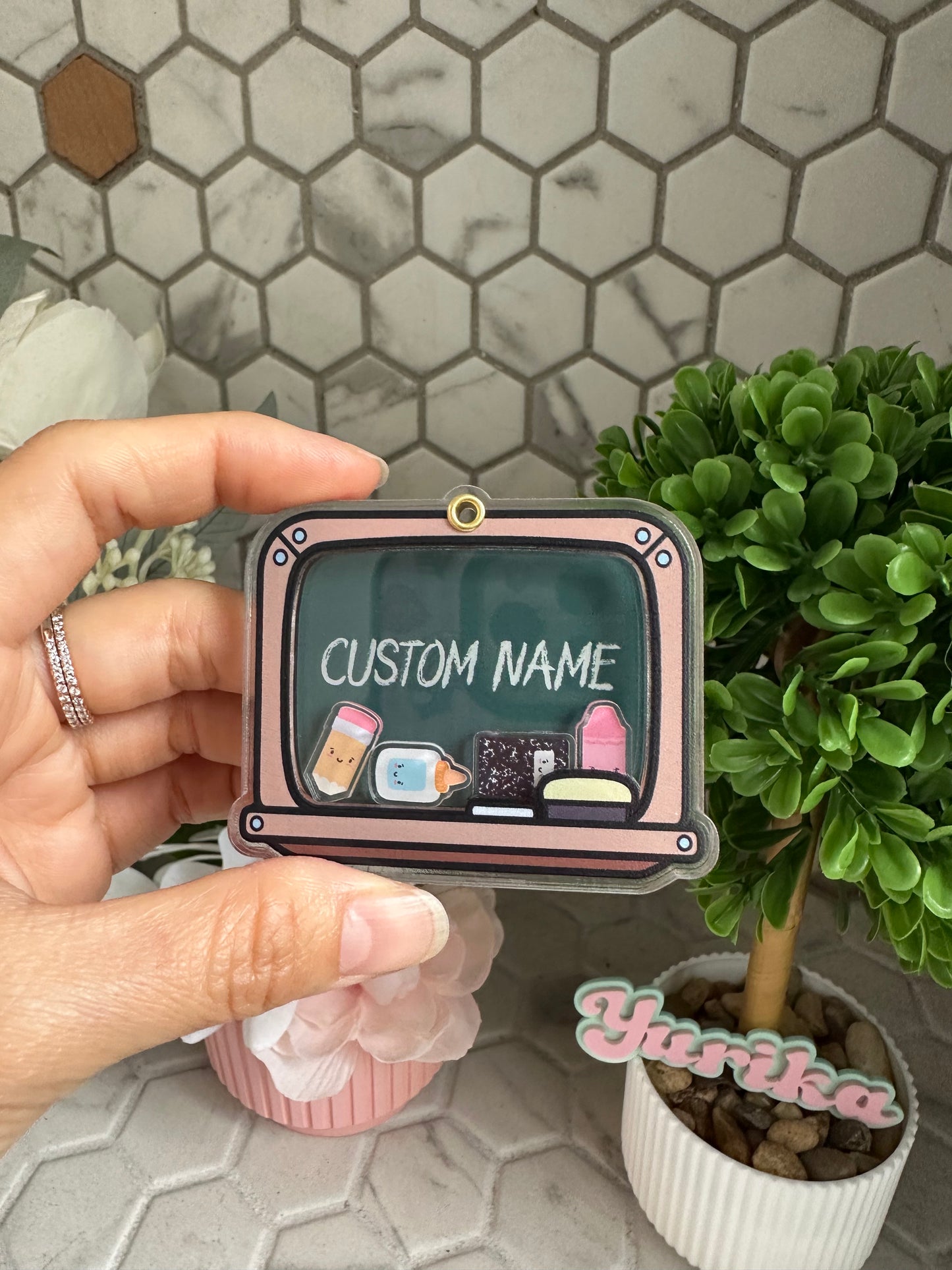 Dry Shaker-Chalkboard (PERSONALIZED)