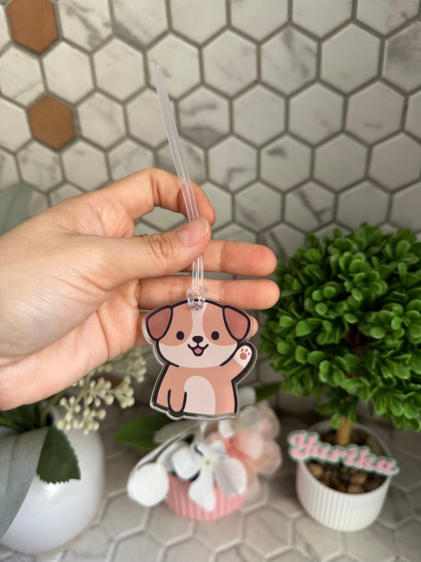Flats-Waving Dog