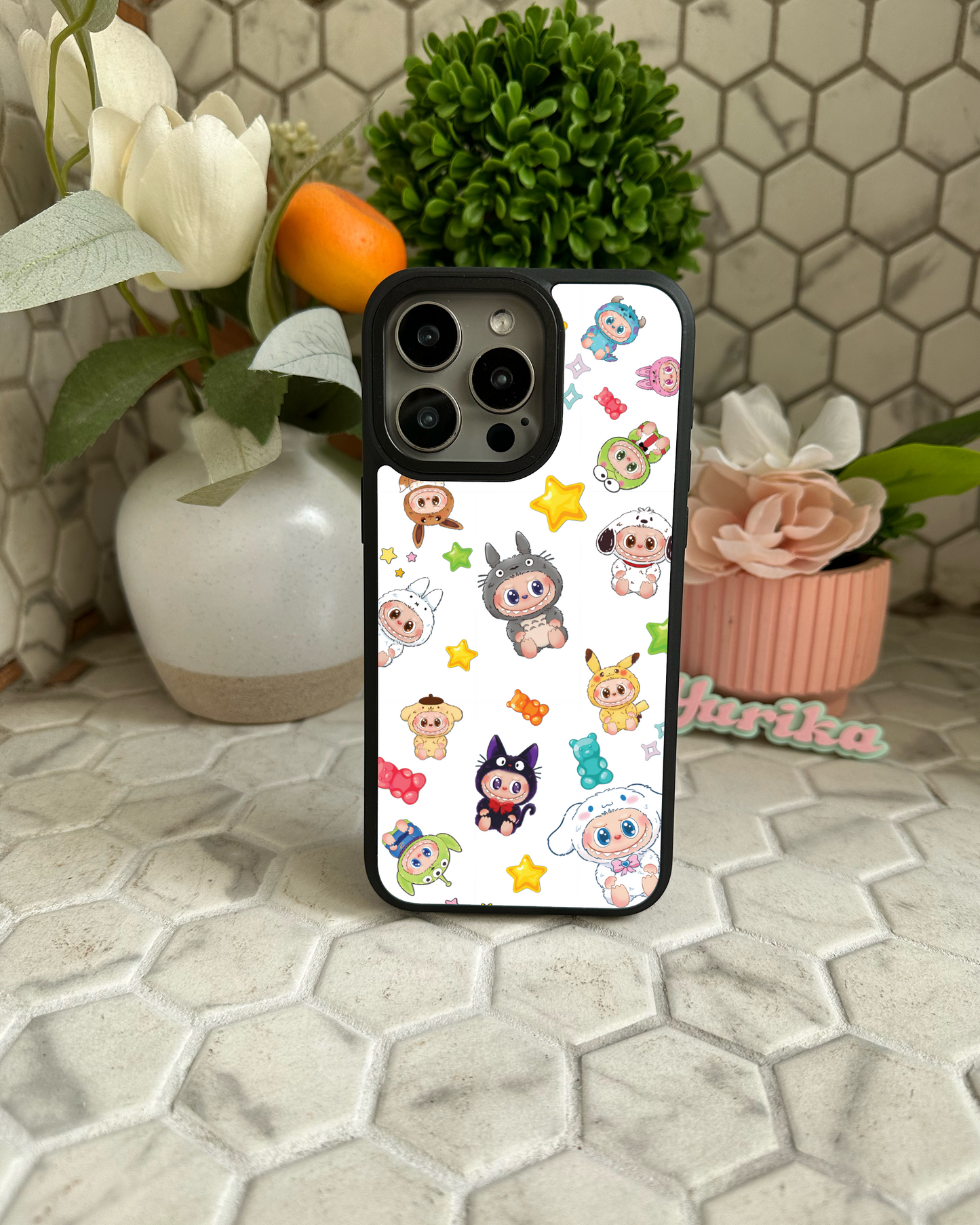PREORDER: Little Bu Mirrored iPhone Case (Black Bumper)